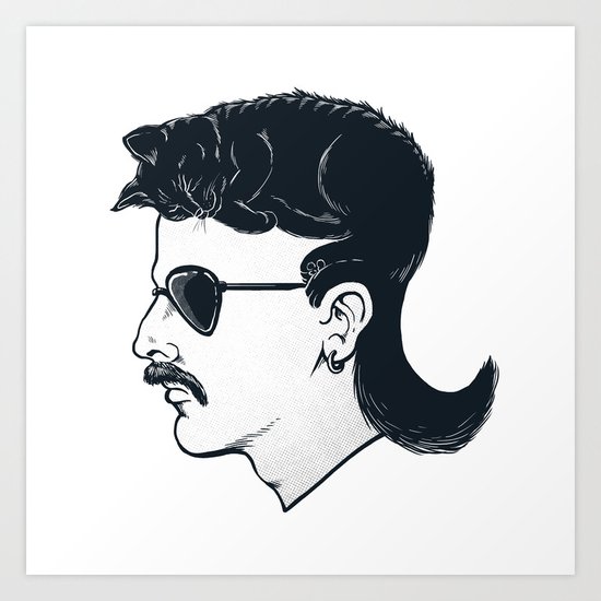 The Mullet Art Print