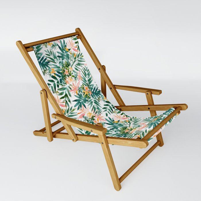 VACAY VIBES Tropical Palm Sling Chair