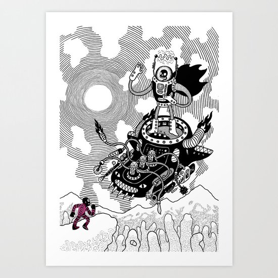 So we meet again! Art Print