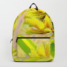 Yellow Burst wildflower graphic by WordWorthyPhotos Backpack