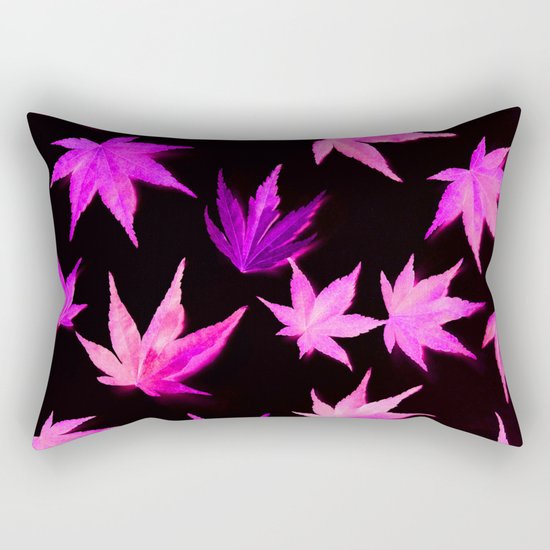 AUTUMN ROMANCE - LEAVES PATTERN #2 #decor #art #society6 Rectangular Pillow