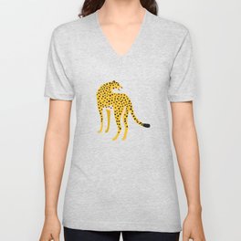 The Stare 2: Golden Cheetah Edition V Neck T Shirt