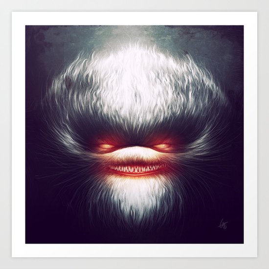 Furry Smile Art Print