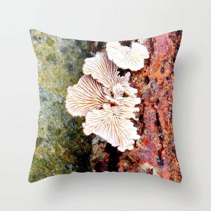 Tree Fungus Throw Pillow