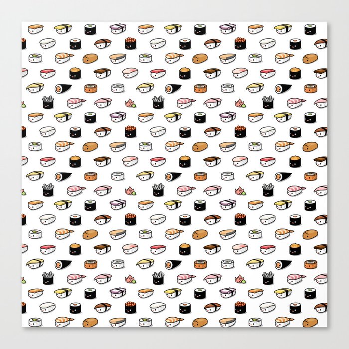 Sushi Lovers Canvas Print