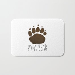 Papa Bear Bath Mat