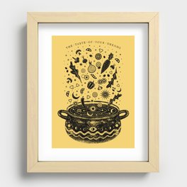 THE TASTE OF YOUR DREAMS Recessed Framed Print