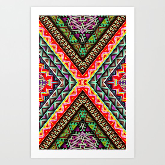 X 3D Art Print