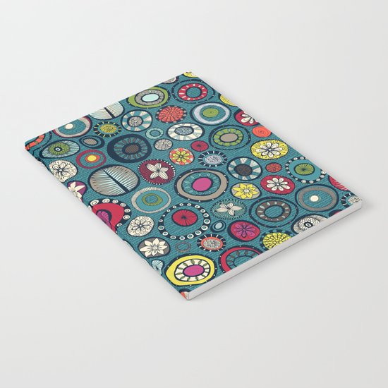 Honolulu hoops chevron blue Notebook