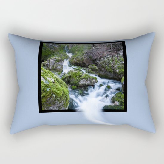 Waterfall Susec with 3D pop out of frame effect Rectangular Pillow