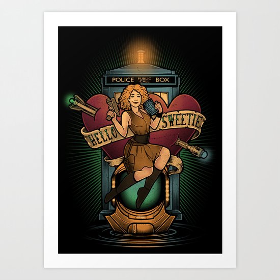 Hello Sweetie Art Print