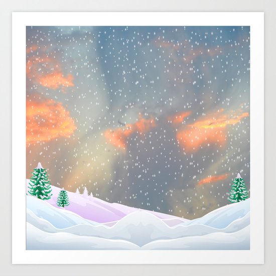My Snowland | Christmas Spirit Art Print