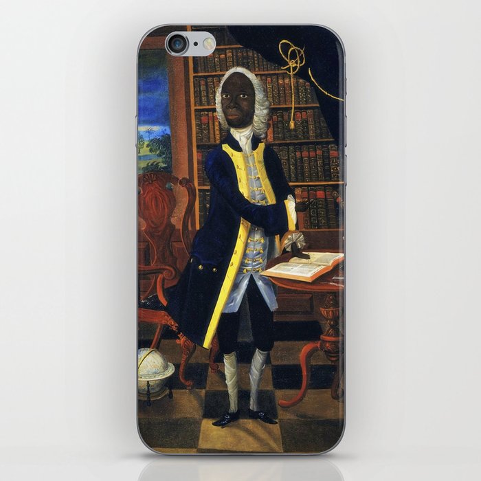 1740 Sir Francis Williams colonial African writer and teacher portrait in Spanish Town painting iPhone Skin