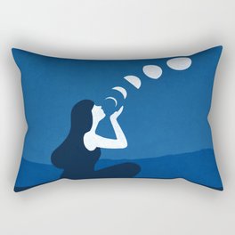 Moon phases Rectangular Pillow