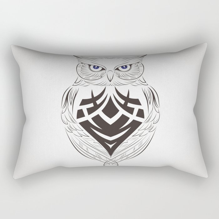 Owl Vector Rectangular Pillow