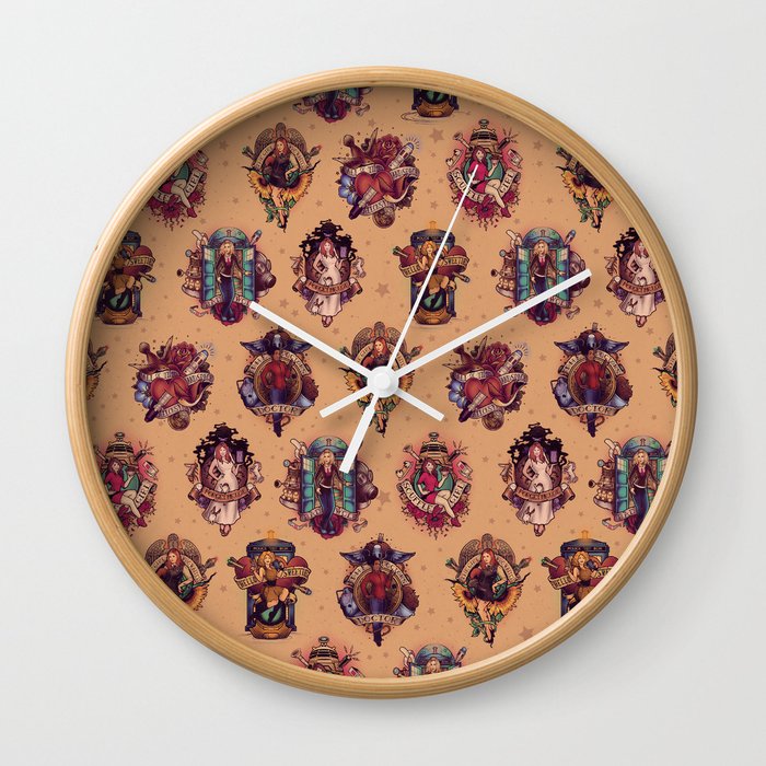 All Those Bright and Shining Companions Wall Clock