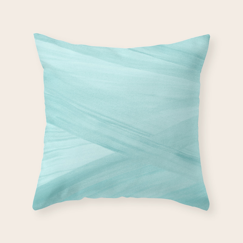 light aqua pillows