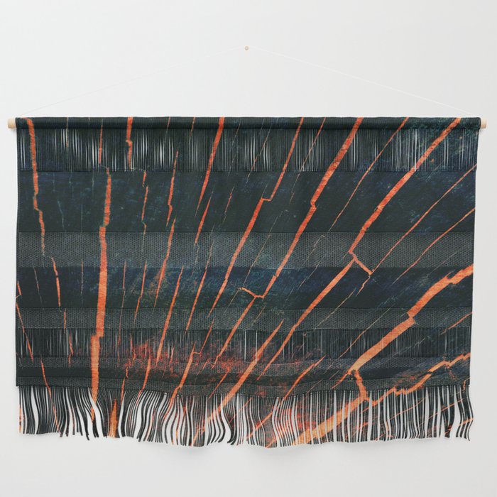 black and orange timber heartwood Wall Hanging