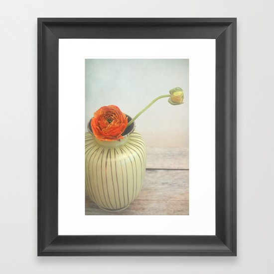 vintage buttercup Framed Art Print