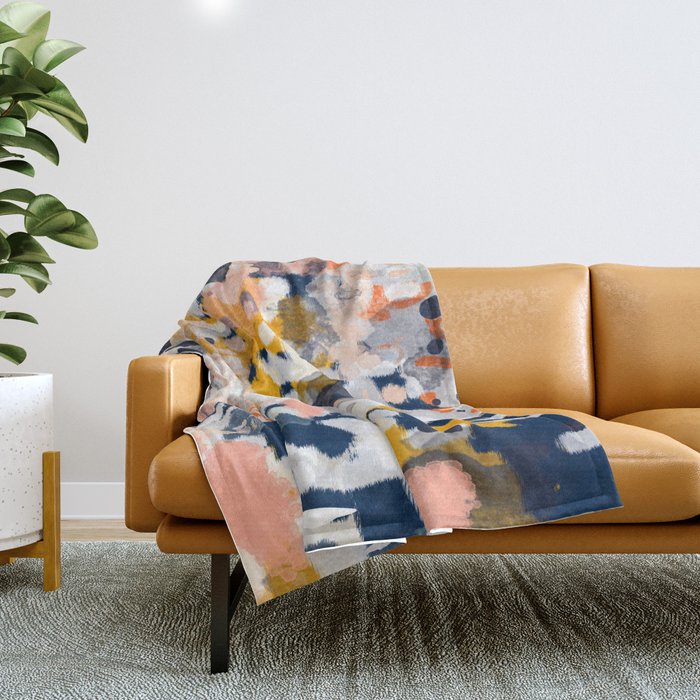 White and gold throw blanket on sale