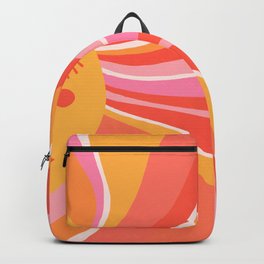 Sunshine Swirl – Pink & Peach Palette Backpack