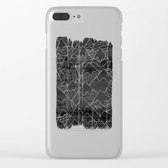 Paintbrush Mounts Clear iPhone Case