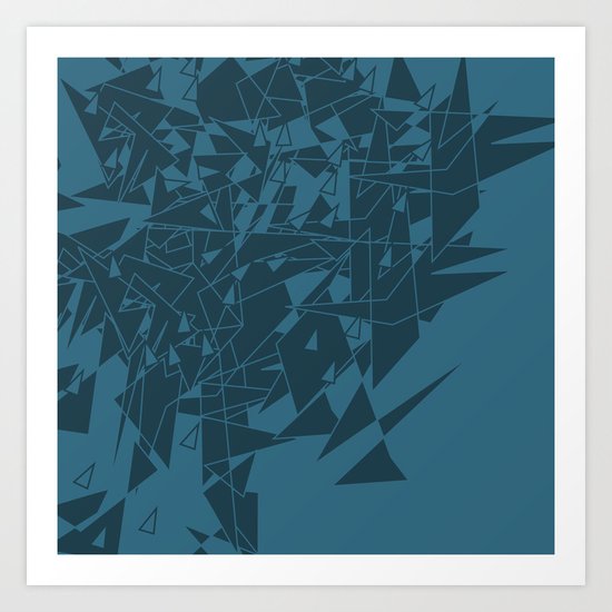 Glass BG Art Print