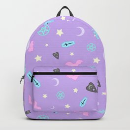 Pastel Goth Occult Pattern Backpack