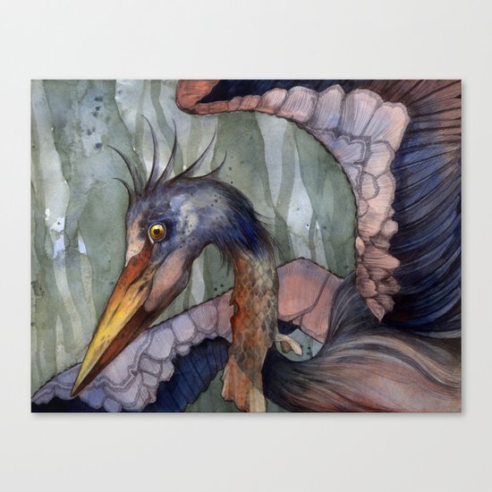 Heron Canvas Print