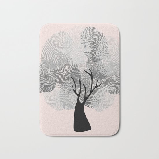 Whimsical tree Bath Mat