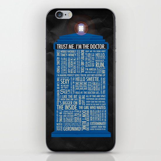 Doctor Who iPhone & iPod Skin