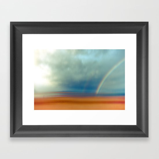 Somewhere Framed Art Print