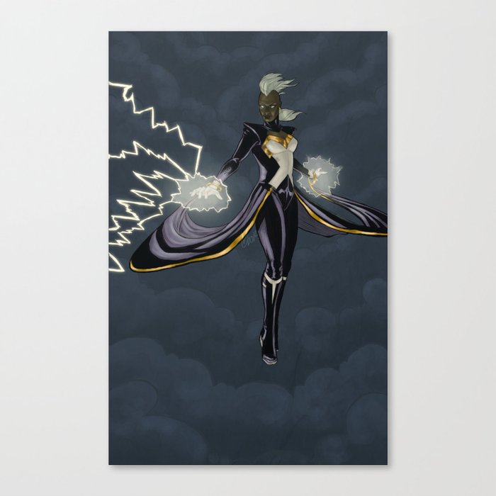 Storm, Mistress of Weather Canvas Print