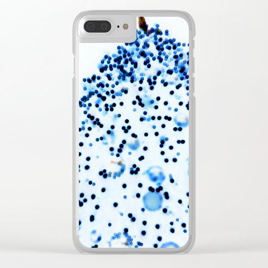 Oh Christmas Tree, Oh Christmas Tree, blue and white Clear iPhone Case