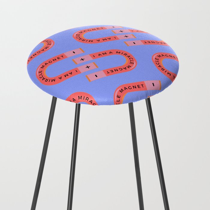 Miracle Magnet Counter Stool by FullColorAndy Society6