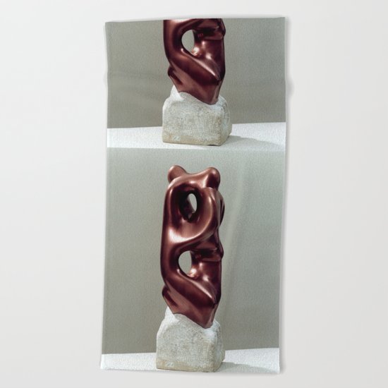 Siamese Twins by Shimon Drory Beach Towel