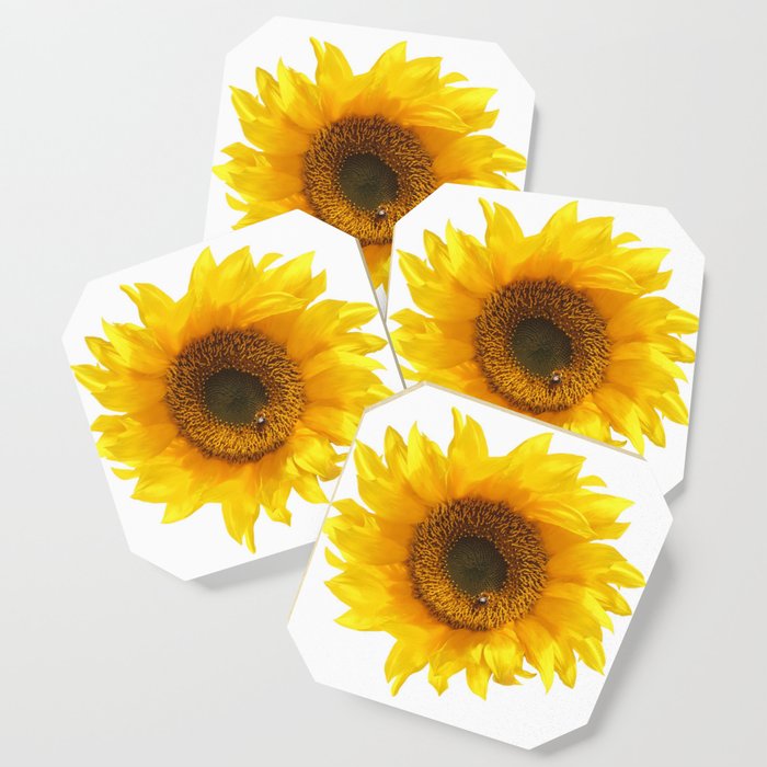 yellow sunflower Coaster