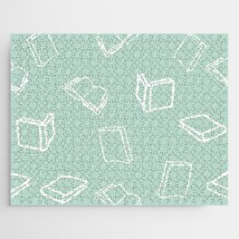 Hand Drawn Pattern with Books Jigsaw Puzzle
