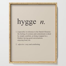 Hygge Definition Serving Tray