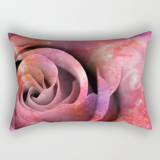 Celestial Love Rose Rectangular Pillow