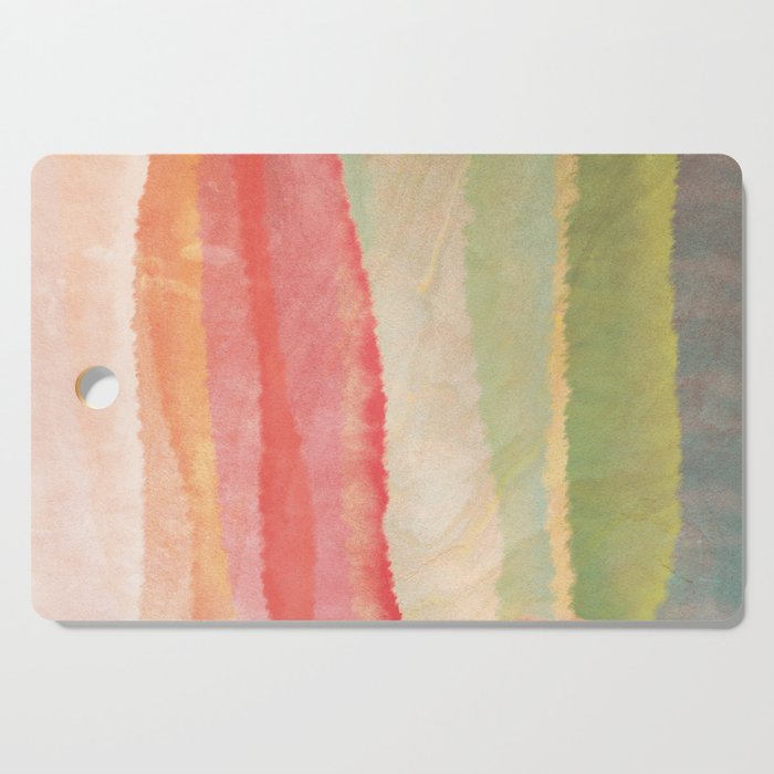 salty watercolor gradient Cutting Board