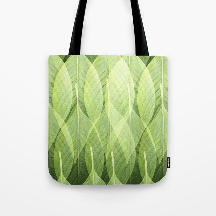 Green Leaves Tote Bag