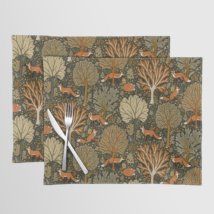 Woodland Fox Placemat