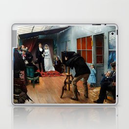 Wedding in the Photographer’s Studio, 1879 by Pascal Dagnan Laptop Skin