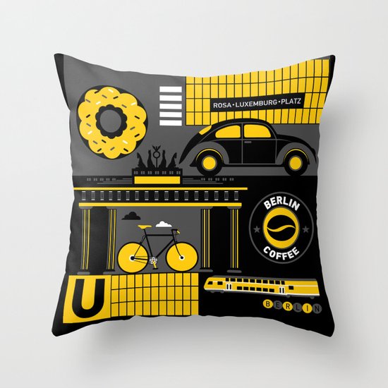 Berlin Throw Pillow