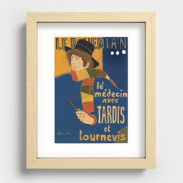 Le Bohemian Doctor Who by Lautrec Recessed Framed Print