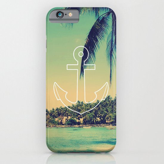 Vintage Summer Anchor iPhone & iPod Case