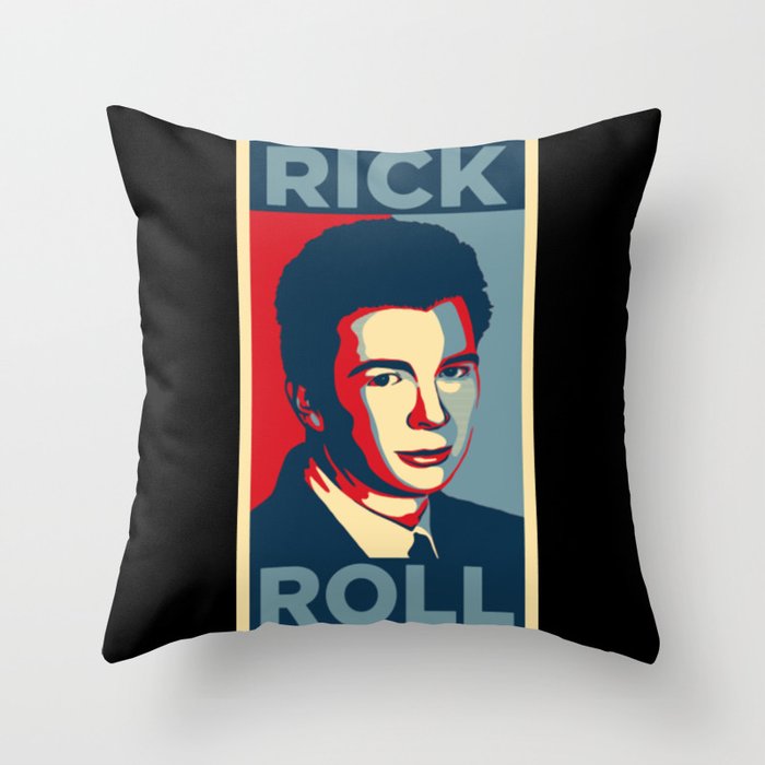 Rickroll meme - Rickroll - Pillow