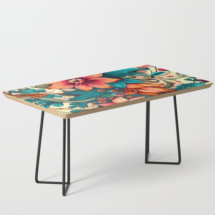Floral Interior Design - Transform Your Space with Nature's Elegance Coffee Table