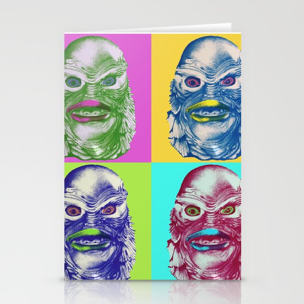 Creature PopArt Stationery Cards
